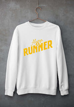 Load image into Gallery viewer, Runner Running Unisex Sweatshirt for Men/Women-White-Ektarfa.online
