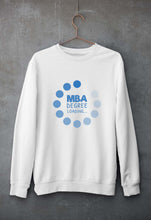 Load image into Gallery viewer, MBA Unisex Sweatshirt for Men/Women-White-Ektarfa.online