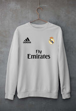 Load image into Gallery viewer, Real Madrid Unisex Sweatshirt for Men/Women-Grey Melange-Ektarfa.online