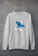 Load image into Gallery viewer, The Smurfs Unisex Sweatshirt for Men/Women-Grey Melange-Ektarfa.online