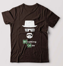 Load image into Gallery viewer, Geek Coder T-Shirt for Men-Coffee Brown-Ektarfa.online