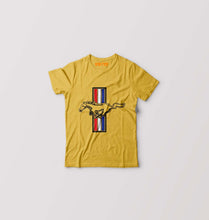 Load image into Gallery viewer, Ford Mustang Kids T-Shirt for Boy/Girl-Golden Yellow-Ektarfa.online