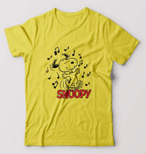 Load image into Gallery viewer, Peanuts Snoopy T-Shirt for Men-Yellow-Ektarfa.online