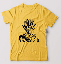 Load image into Gallery viewer, Anime Goku T-Shirt for Men-Golden Yellow-Ektarfa.online