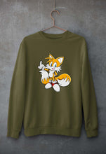 Load image into Gallery viewer, Tails Sonic Unisex Sweatshirt for Men/Women-Olive Green-Ektarfa.online