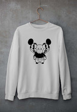 Load image into Gallery viewer, Kaws Mickey Unisex Sweatshirt for Men/Women-Grey Melange-Ektarfa.online