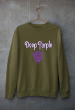 Load image into Gallery viewer, Deep Purple Unisex Sweatshirt for Men/Women-Olive Green-Ektarfa.online