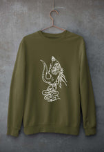 Load image into Gallery viewer, Mahakal Mahadev Bholenath Shiva Shivji Unisex Sweatshirt for Men/Women-Olive Green-Ektarfa.online