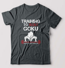 Load image into Gallery viewer, Goku Gym T-Shirt for Men-Steel grey-Ektarfa.online
