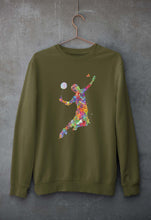 Load image into Gallery viewer, Badminton Unisex Sweatshirt for Men/Women-Olive Green-Ektarfa.online