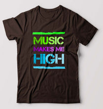 Load image into Gallery viewer, Music T-Shirt for Men-Coffee Brown-Ektarfa.online