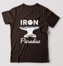 Load image into Gallery viewer, Iron Paradise T-Shirt for Men-Coffee Brown-Ektarfa.online