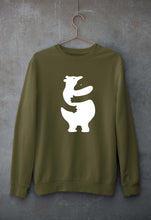 Load image into Gallery viewer, Hippo Dolphin Hug Unisex Sweatshirt for Men/Women-Olive Green-Ektarfa.online