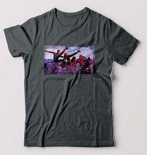 Load image into Gallery viewer, Spiderman Superhero T-Shirt for Men-Steel Grey-Ektarfa.online