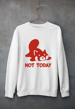 Load image into Gallery viewer, Rocket Raccoon Lazy Not Today Unisex Sweatshirt for Men/Women-White-Ektarfa.online