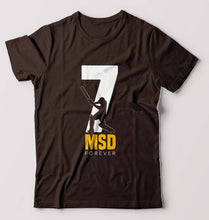 Load image into Gallery viewer, MS Dhoni (MSD) T-Shirt for Men-Coffee Brown-Ektarfa.online