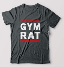 Load image into Gallery viewer, Gym Rat T-Shirt for Men-Steel grey-Ektarfa.online