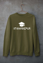 Load image into Gallery viewer, IIT Kharagpur Unisex Sweatshirt for Men/Women-Olive Green-Ektarfa.online
