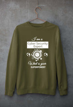 Load image into Gallery viewer, Cyber Security Unisex Sweatshirt for Men/Women-Olive Green-Ektarfa.online