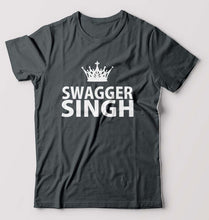 Load image into Gallery viewer, Swagger Singh T-Shirt for Men-Steel grey-Ektarfa.online