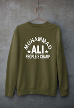 Load image into Gallery viewer, Muhammad Ali Unisex Sweatshirt for Men/Women-Olive Green-Ektarfa.online