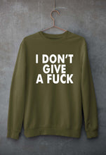 Load image into Gallery viewer, Fuck Unisex Sweatshirt for Men/Women-Olive Green-Ektarfa.online