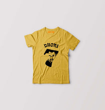 Load image into Gallery viewer, MS Dhoni (MSD) Kids T-Shirt for Boy/Girl-Golden Yellow-Ektarfa.online