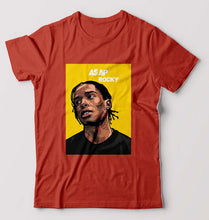 Load image into Gallery viewer, Asap Rocky T-Shirt for Men-Brick Red-Ektarfa.online