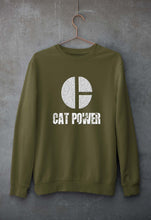 Load image into Gallery viewer, Cat Power Unisex Sweatshirt for Men/Women-Olive Green-Ektarfa.online