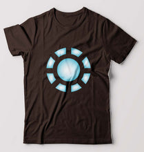 Load image into Gallery viewer, ARC REACTOR Iron Man Superhero T-Shirt for Men-Coffee Brown-Ektarfa.online