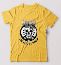 Load image into Gallery viewer, Poker T-Shirt for Men-Golden Yellow-Ektarfa.online
