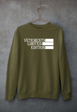 Load image into Gallery viewer, Vetements Unisex Sweatshirt for Men/Women-Olive Green-Ektarfa.online