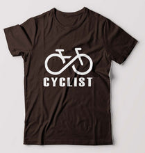 Load image into Gallery viewer, Cyclist T-Shirt for Men-Coffee Brown-Ektarfa.online