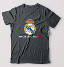 Load image into Gallery viewer, Hala Madrid T-Shirt for Men-Steel grey-Ektarfa.online