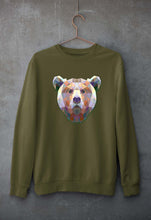Load image into Gallery viewer, Bear Unisex Sweatshirt for Men/Women-Olive Green-Ektarfa.online