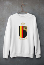 Load image into Gallery viewer, Belgium Football Unisex Sweatshirt for Men/Women-White-Ektarfa.online