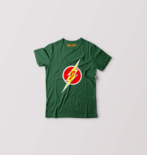 Load image into Gallery viewer, Junior Flash T-Shirt for Boy/Girl-Dark Green-Ektarfa.online