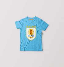 Load image into Gallery viewer, Uruguay Football Kids T-Shirt for Boy/Girl-Light Blue-Ektarfa.online