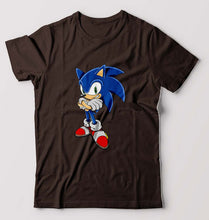 Load image into Gallery viewer, Sonic T-Shirt for Men-Coffee Brown-Ektarfa.online