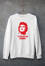 Load image into Gallery viewer, Ye Bik Gayi Hai GorMint Unisex Sweatshirt for Men/Women-White-Ektarfa.online
