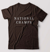 Load image into Gallery viewer, National Champs T-Shirt for Men-Coffee Brown-Ektarfa.online