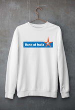 Load image into Gallery viewer, Bank of India Unisex Sweatshirt for Men/Women-White-Ektarfa.online