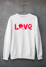 Load image into Gallery viewer, Love Table Tennis (TT) Unisex Sweatshirt for Men/Women-White-Ektarfa.online