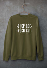 Load image into Gallery viewer, EIIGY QEE POCR CII (Fuck Off) Unisex Sweatshirt for Men/Women-Olive Green-Ektarfa.online