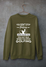 Load image into Gallery viewer, Golf Unisex Sweatshirt for Men/Women-Olive Green-Ektarfa.online