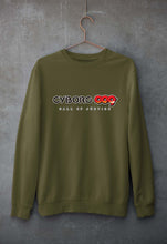 Load image into Gallery viewer, CYBORG009 CALL OF JUSTICE Unisex Sweatshirt for Men/Women-Olive Green-Ektarfa.online