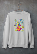 Load image into Gallery viewer, Psychedelic Music Unisex Sweatshirt for Men/Women-Grey Melange-Ektarfa.online