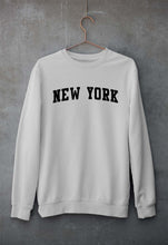 Load image into Gallery viewer, New York Unisex Sweatshirt for Men/Women-Grey Melange-Ektarfa.online