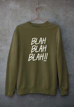 Load image into Gallery viewer, Blah Blah Unisex Sweatshirt for Men/Women-Olive Green-Ektarfa.online