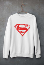 Load image into Gallery viewer, Superman Superhero Unisex Sweatshirt for Men/Women-White-Ektarfa.online